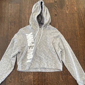 PINK cropped sweatshirt